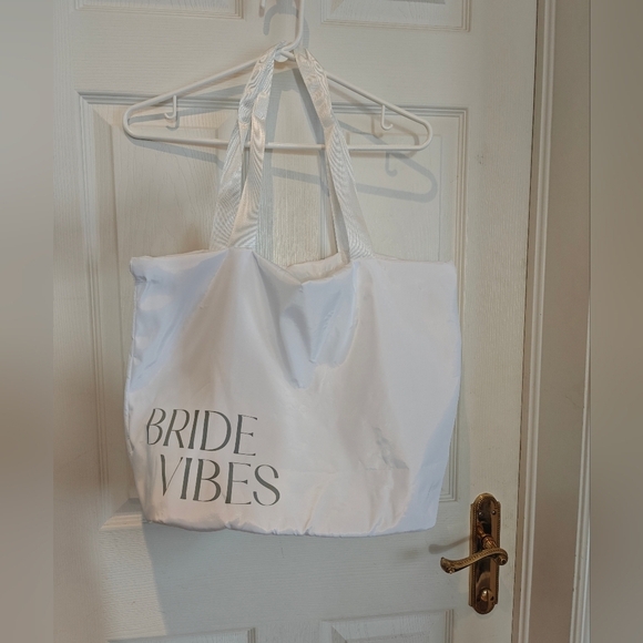Handbags - Miss You Mrs Bride Vibes White Tote bag